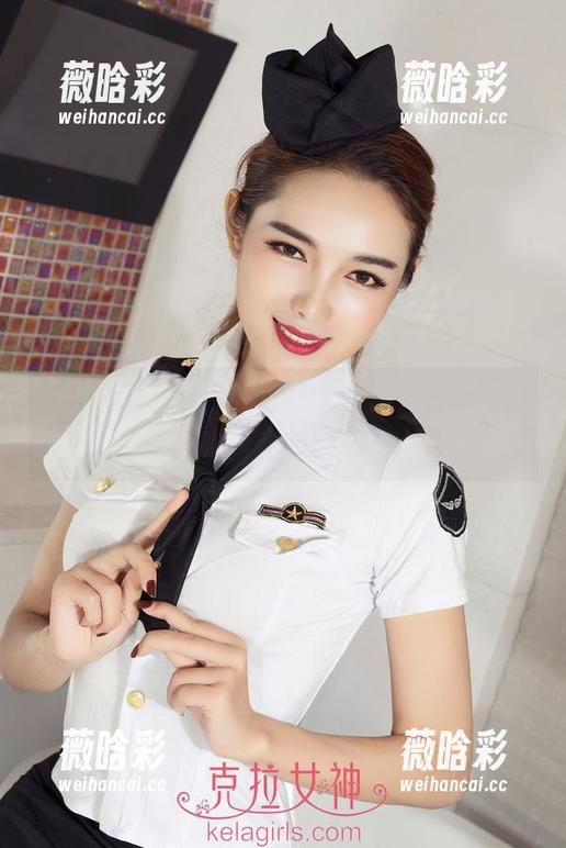 KelaGirls克拉女神 - 婇妮的“长脚夹趾鞋”全套图片，穿搭真的有点疯狂
