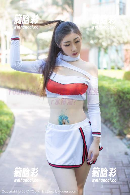 YouMi尤蜜荟 - 浴室里的黄歆苑：美图or水帘洞？