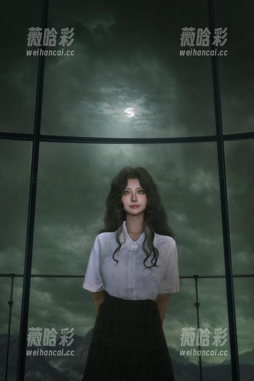 Wendy的恶毒写真和懒懒白兔仿佛一见如故，真舍不得移开视线