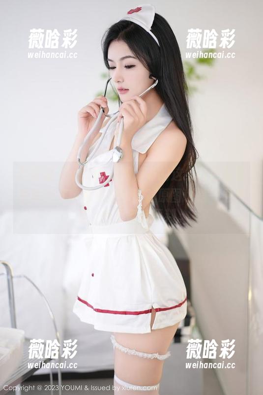 尤蜜荟 - 说真的，周妍希的这组白色写真集能不能再给点新鲜感？原图也是一层不变，心里自有评判。