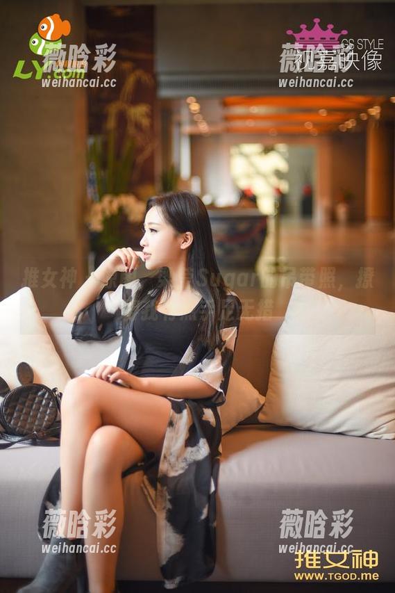 推女神 - 原图，梁莹Sugar的吊带照，撩得我有点手足无措