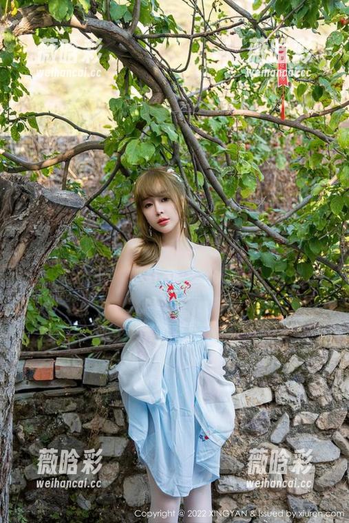 星颜社 - 写真里，星冉的礼服，越看越像个装饰品，不过这也是种风格吧？
