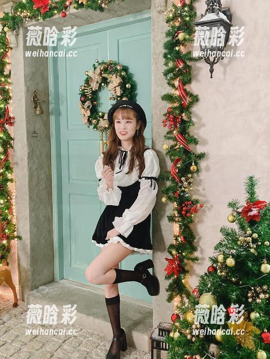 泥泥汝的圣诞A是不是cos出了新高度？美图带你飞哦