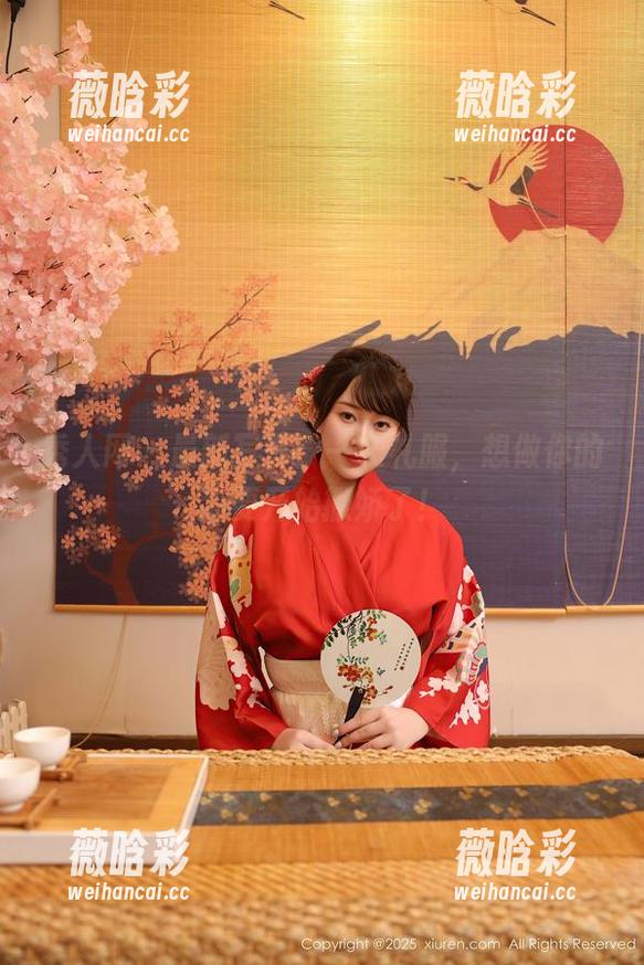 秀人网 - 最新写真：一袭礼服，想做你的猫要开始撒娇了！