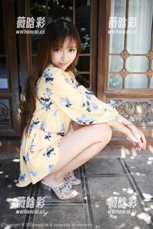 美媛馆 - 艾然Airan的运动套图：飘逸的时刻，谁说运动不可以带一点娱乐？