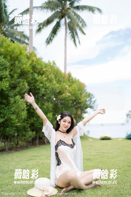 魅妍社 - 精选刘钰儿海边写真：你说是偶然？我可不信